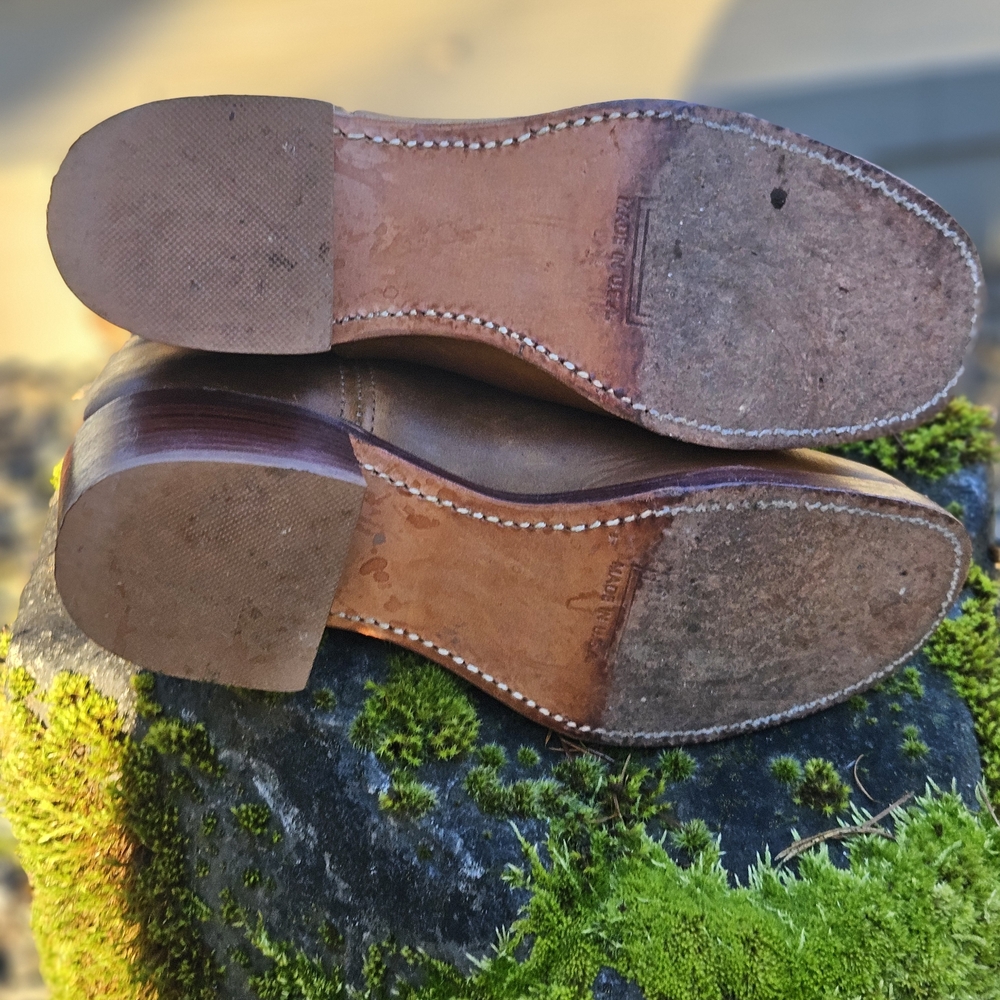 Frye Tan Leather Heeled Boots - Picture 8 of 10